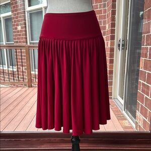 Norma Kamali Skirt in Red